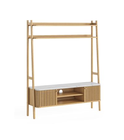 Soho Natural Marble Top Small Display Media Unit by Condell/Global Home Group | Style Our Home