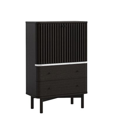 Soho Black Marble Top Shoe Cabinet by Condell/Global Home Group | Style Our Home