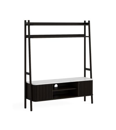 Soho Black Marble Top Small Display Media Unit by Condell/Global Home Group | Style Our Home