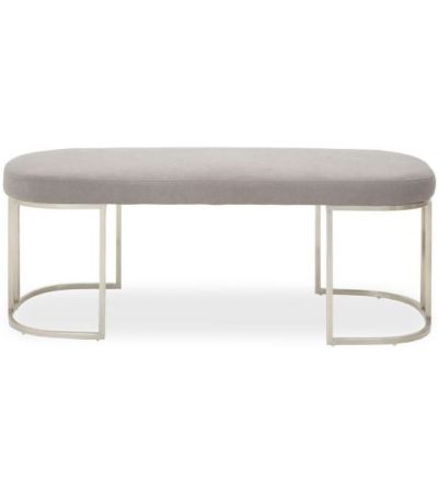 Giovanni Grey Bench by Prestige | Style Our Home