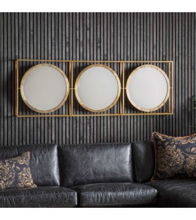 Hague Brass Leaner Mirror