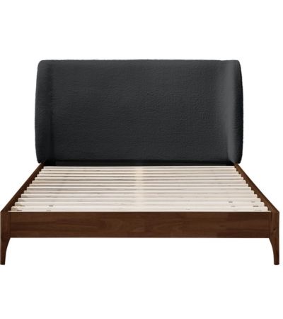 135cm Halfden Fabric Bed Grey by Birlea | Style Our Home
