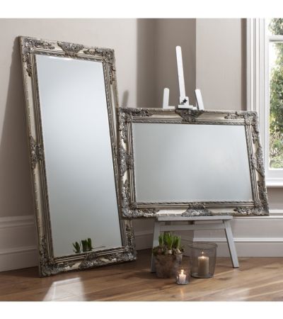 Hampshire Leaner Mirror Silver | Style Our Home