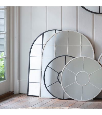Hampstead White Arch Mirror