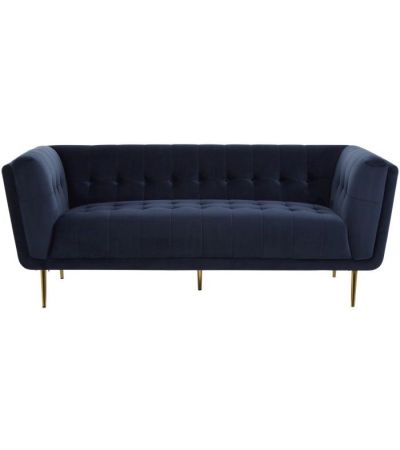 Harmony Blue Velvet Sofa by Prestige | Style Our Home