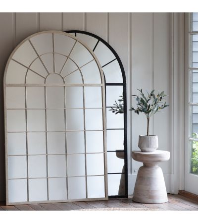 Hemsworth White Leaner Mirror