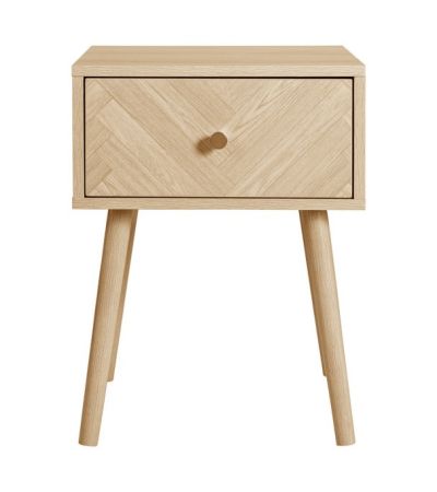 
Herringford 1 Drawer Bedside Oak by Birlea | Style Our Home
