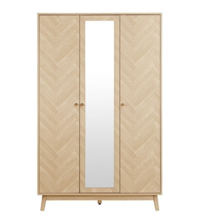 Herringford 3 Door Wardrobe With Mirror by Birlea | Style Our Home