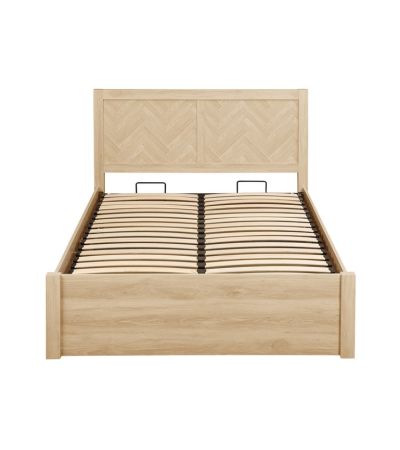 135cm Herringford Ottoman Bed Oak by Birlea | Style Our Home