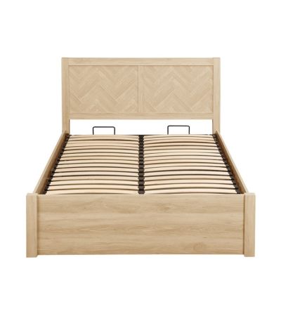 150cm Herringford Ottoman Bed Oak by Birlea | Style Our Home