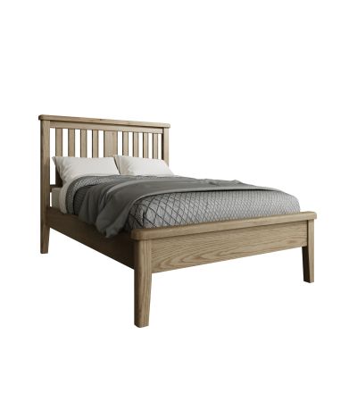 Hoeson 4'6 Wooden Headboard with Low End Footboard