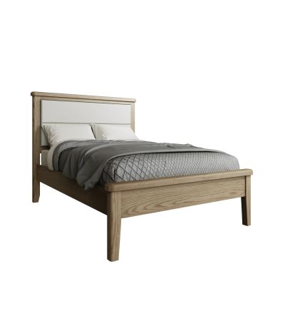 Hoeson 4'6 Fabric Headboard with Low End Footboard