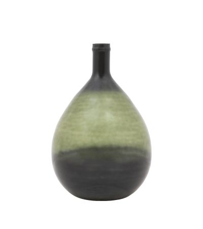 Rueda Giant Glass Bottle Vase Olive by Gallery Living | Style Our Home