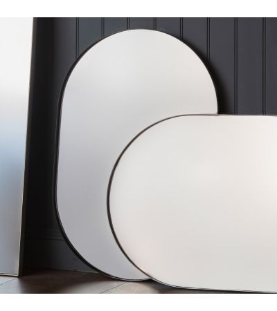 Hurston Black Ellipse Mirror