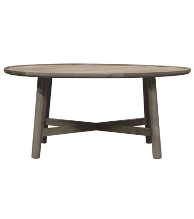 Kingham Round Coffee Table Grey - Style Our Home 