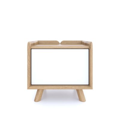 Lago Bedside 1 Door - White by BELL & STOCCHERO | Style Our Home
