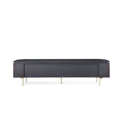 Lantine TV Unit - Matte Black Oak by Tommy Franks | Style Our Home