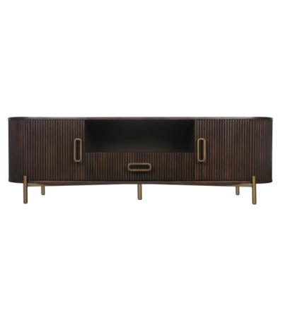 Luxor 2-Door 1-Drawer Brown TV Unit by Richmond Interiors | Style Our Home 