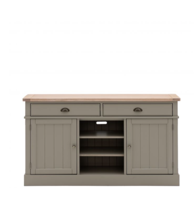 Manor 2 Drawer 2 Door Prairie Sideboard by Hudson Living | Style Our Home  