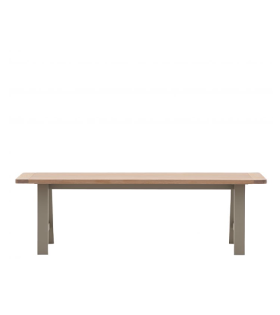 Manor Prairie Trestle Bench by Hudson Living | Style Our Home 