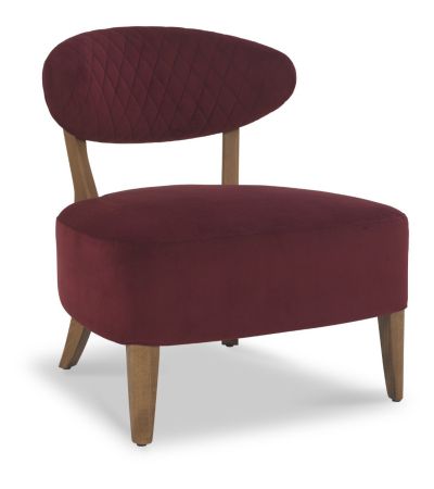 Cecelia Occasional Chair in Crimson Velvet | Style Our Home