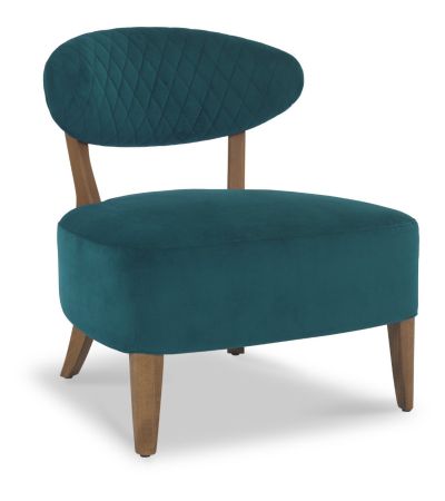 Cecelia Occasional Chair in Sea Green Velvet | Style Our Home