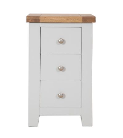 Parisian Grey 3 Drawer Bedside Table by IFD | Style Our Home