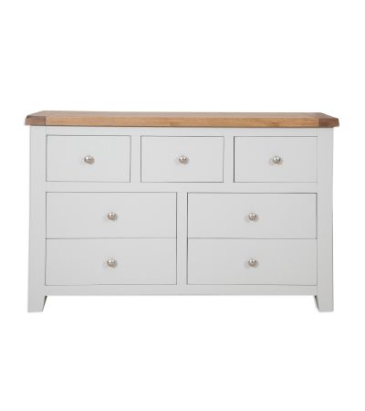Parisian Grey 7 Drawer Wide Chest by IFD | Style Our Home