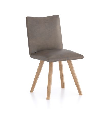 Asiago White Oak Milano Dining Chair Nutmeg Seat (2pk)