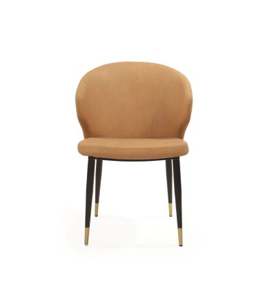Bellroy Dining Chair - Vintage Eco Pelle Honey by Tommy Franks | Style Our Home