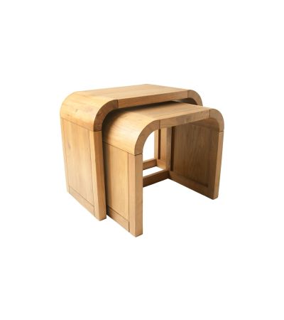 Oak Lounge Petite Nest Of 2 Tables
