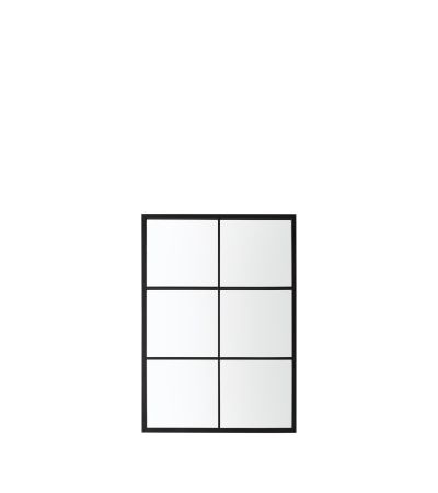 Wimbourne Outdoor Mirror Black | Style Your Home
