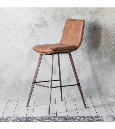 Palmer Brown Stool (a pair) - Style Our Home