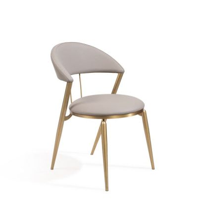 Parisienne Dining Chair - Set of 2 - Brushed Brass by Tommy Franks | Style Our Home