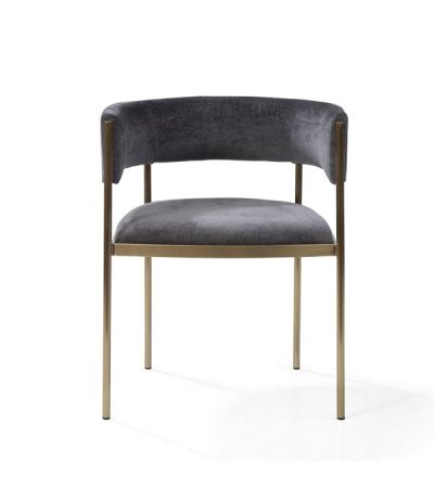 Envie II Dining Chair - Set of 2 - Giselle Dark Charcoal by Tommy Franks | Style Our Home