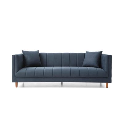 Regency 3-Seater Sofa - Nappa Midnight Blue by Tommy Franks | Style Our Home