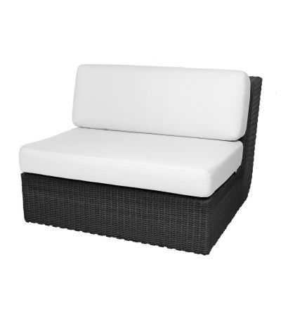 Savannah Black Single Module - White Natté by Cane-line | Style Our Home