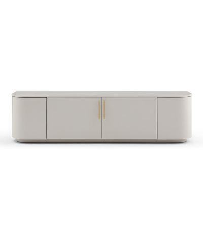 Oakura TV Unit - Matte Beige by Tommy Franks | Style Our Home