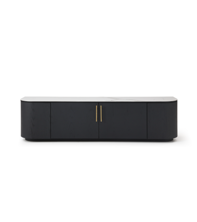 Oakura TV Unit - Black by Tommy Franks | Style Our Home