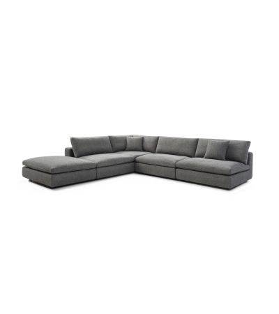 Blanco 5 Piece Modular Sofa - Charcoal by Tommy Franks | Style Our Home