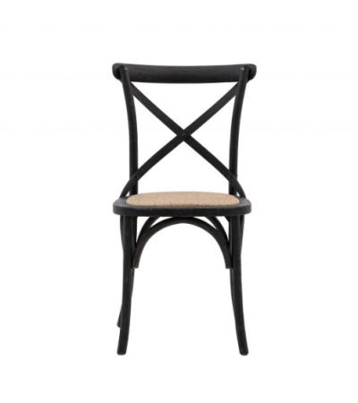 Cafe Palma Black Rattan Dining Chair (a pair) by Gallery Direct | Style Our Home