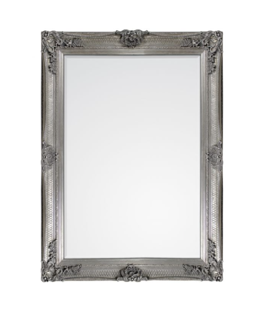 Abbey Silver Rectangle Mirror by Gallery Direct | Style Our Home