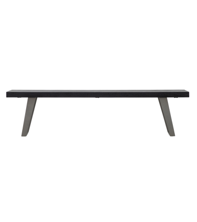 Kansas Dining Bench Black Large By Gallery Living | Style Our Home