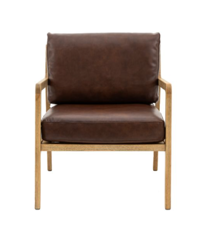 Pergo Antique Brown Armchair by Gallery Living | Style Our Home
