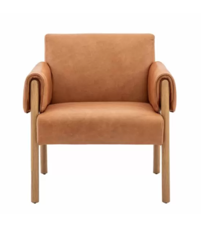 Carden Brown Leather Armchair by Gallery Living | Style Our Home