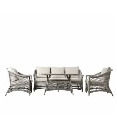 Madone Country Sofa Dining/Tea Stone Set by Gallery Living 