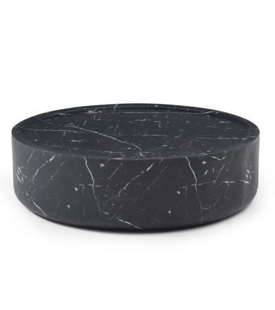 Ciladro Coffee Table - Faux Black Marble - Large