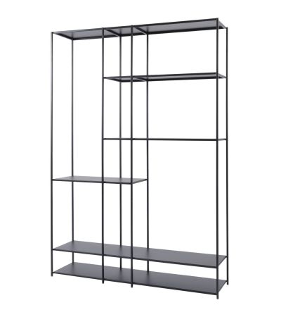 Shoreditch Black Metal Shelving Unit - Style Our Home 