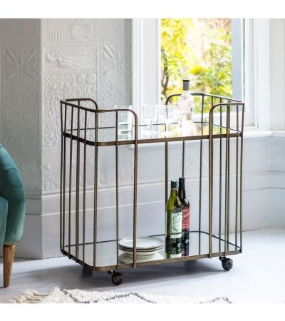 Verna Drinks Trolley Bronze - Style Our Home