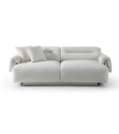 Frankie 3-Seater Sofa - Chex Polar Bouclé by Tommy Franks | Style Our Home
